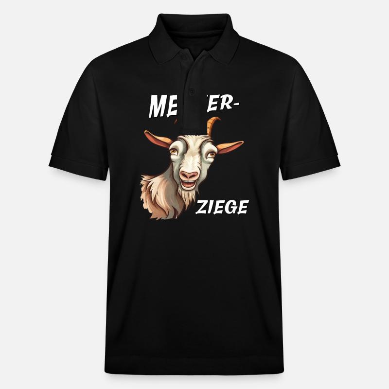 MECKER-ZIEGE - Stanley/Stella Unisex Bio-Poloshirt PREPSTER - Schwarz