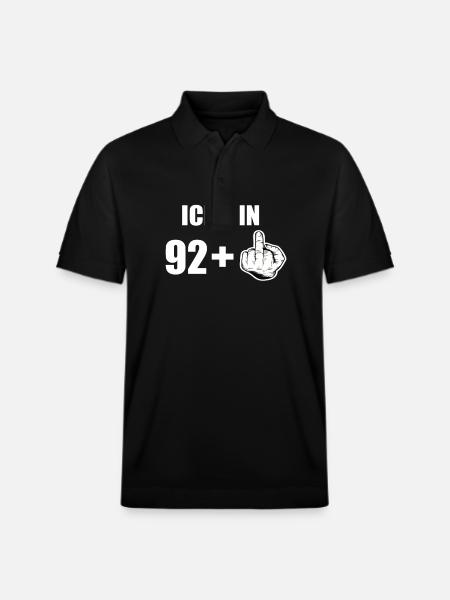 93rd birthday - Stanley/Stella Unisex Organic Polo Shirt PREPSTER - black