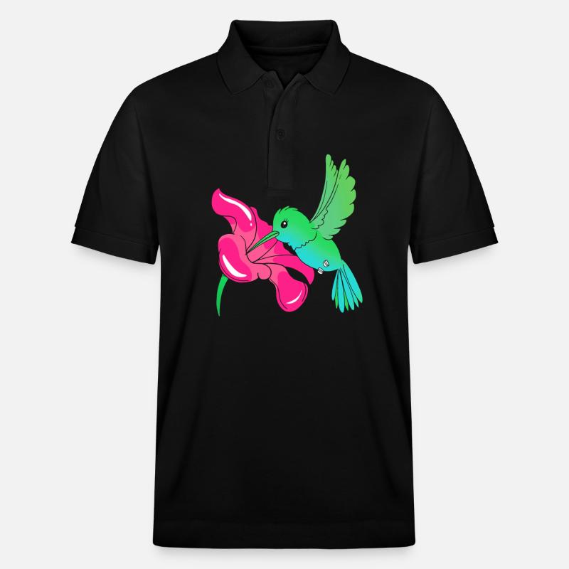 Kolibri - Stanley/Stella Unisex Bio-Poloshirt PREPSTER - Schwarz