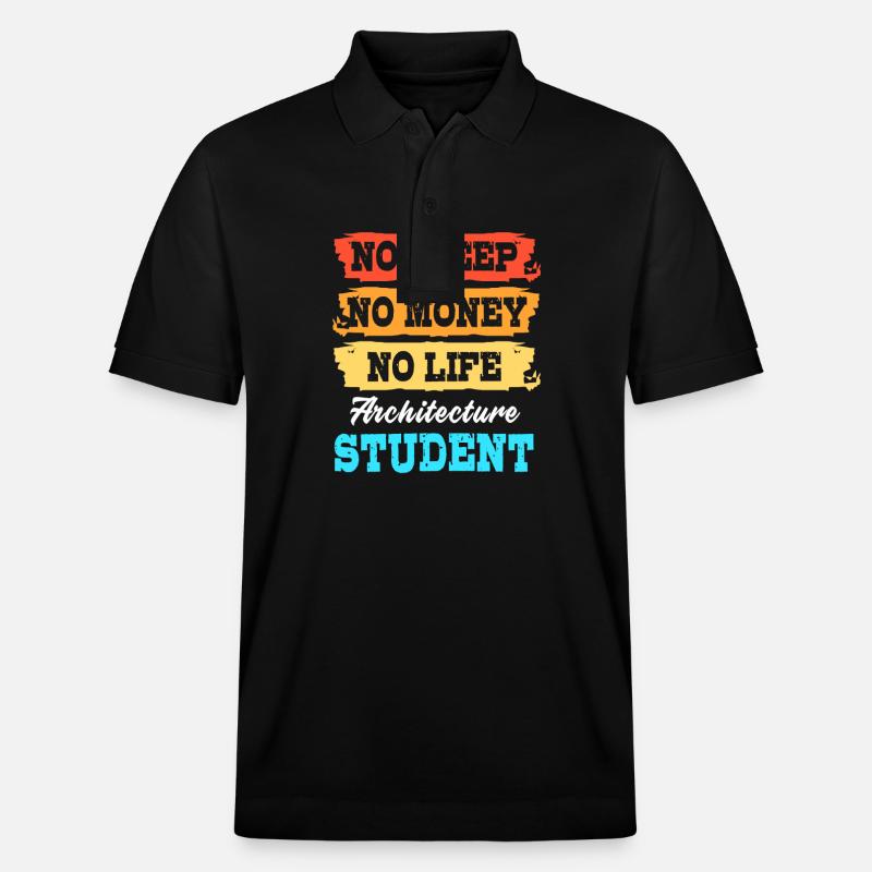 architecture - Polo PREPSTER bio Stanley/Stella Unisexe - noir