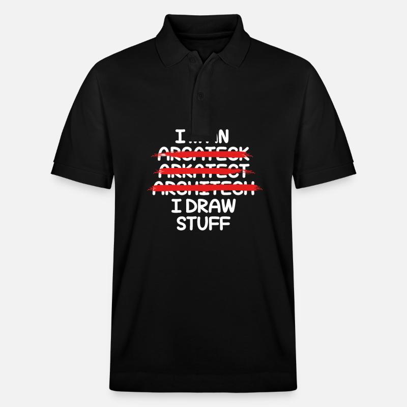 Architekt - Stanley/Stella Unisex Bio-Poloshirt PREPSTER - Schwarz