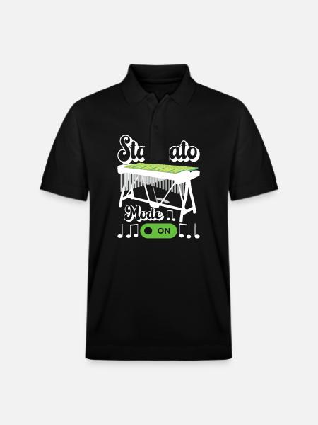 Vibraphon Vibraphonist - Stanley/Stella Unisex Bio-Poloshirt PREPSTER - Schwarz