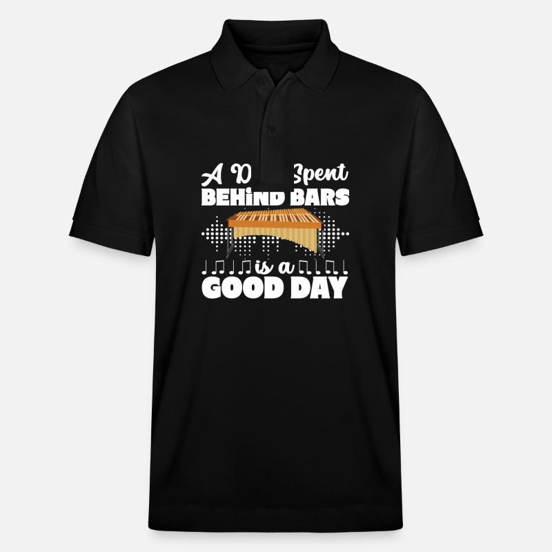 Vibraphon, vibraphoniste - Polo PREPSTER bio Stanley/Stella Unisexe - noir