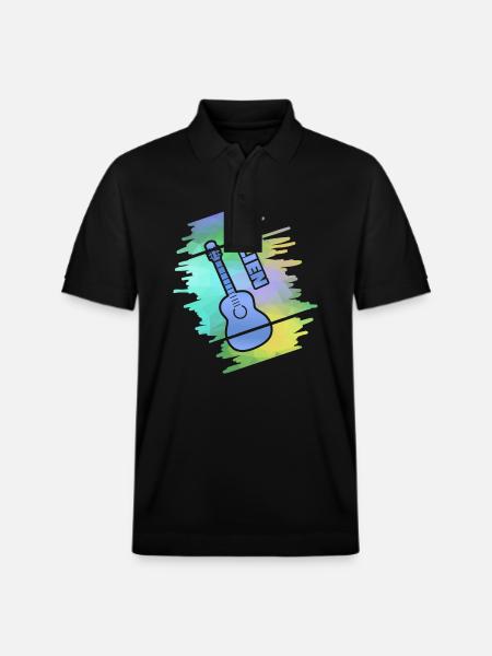 Gift for Julien - Stanley/Stella Unisex Organic Polo Shirt PREPSTER - black