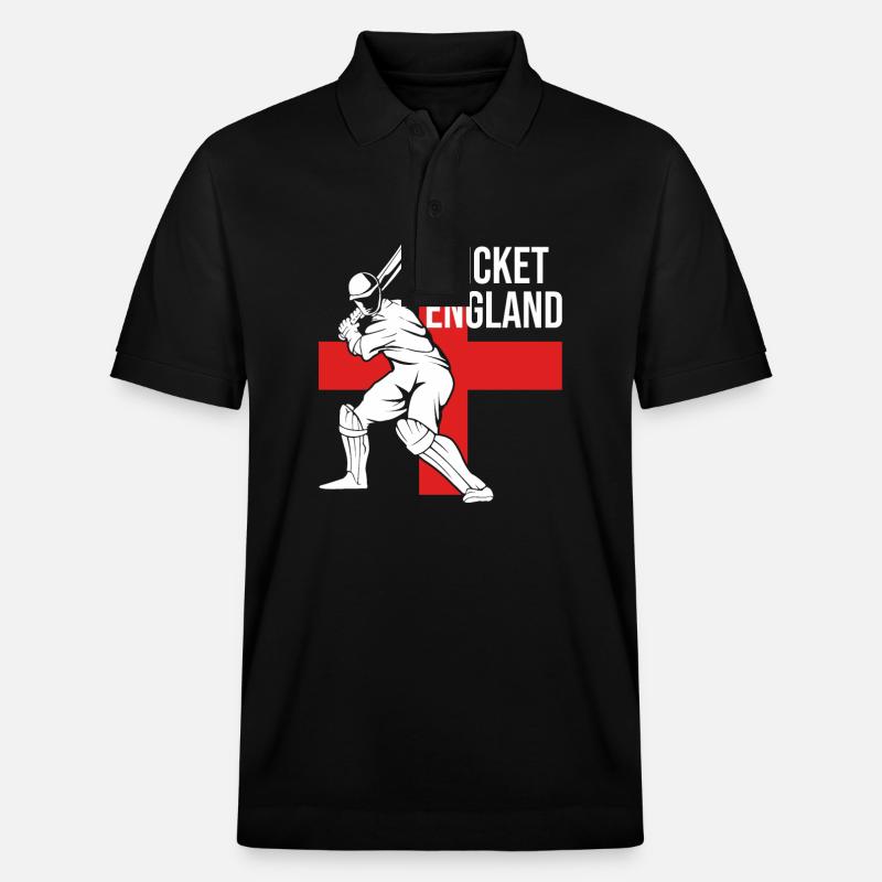 England - Stanley/Stella Unisex Bio-Poloshirt PREPSTER - Schwarz