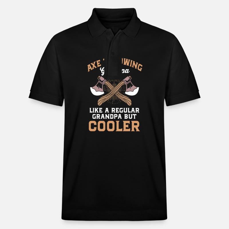 Lancer de hache - Polo PREPSTER bio Stanley/Stella Unisexe - noir