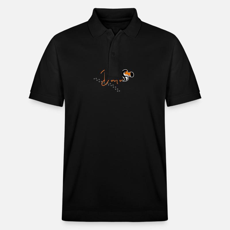 Dodo de l’île Maurice - Polo PREPSTER bio Stanley/Stella Unisexe - noir