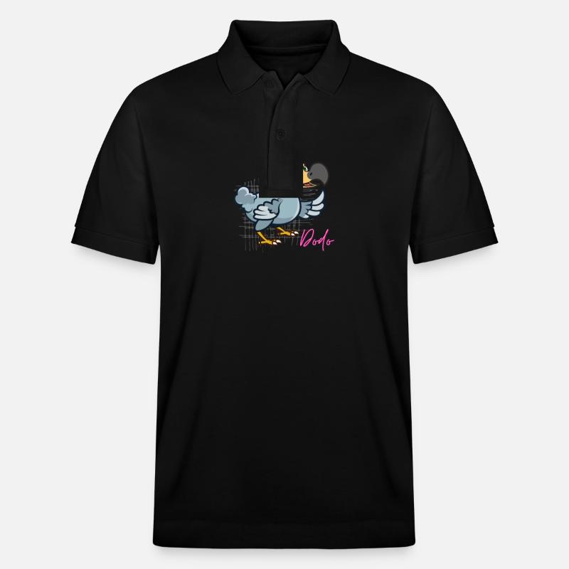 Dodo amical - Polo PREPSTER bio Stanley/Stella Unisexe - noir