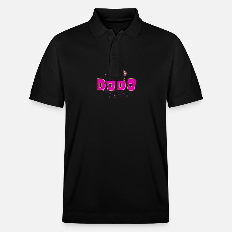 Dodo rose - Polo PREPSTER bio Stanley/Stella Unisexe - noir
