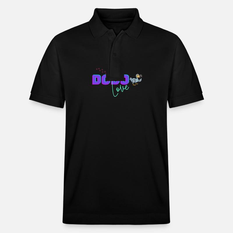 Dodo Love Vogel - Stanley/Stella Unisex Bio-Poloshirt PREPSTER - Schwarz