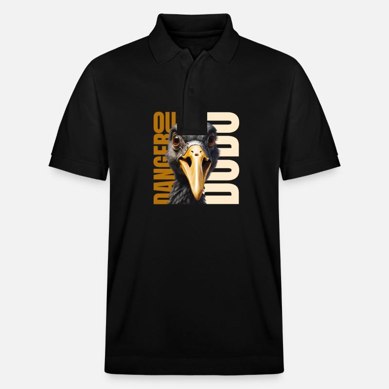 savage Dodo - Stanley/Stella Unisex Bio-Poloshirt PREPSTER - Schwarz
