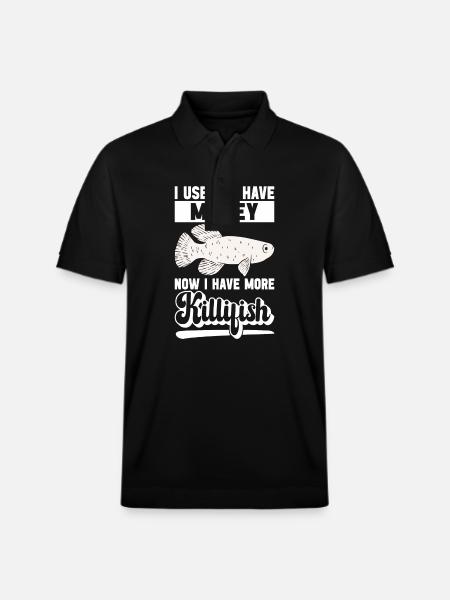 Killifish Quarium Fish - Stanley/Stella Unisex Organic Polo Shirt PREPSTER - black