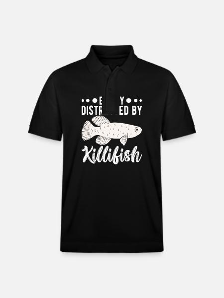 Killifish Quarium Fish - Polo PREPSTER bio Stanley/Stella Unisexe - noir