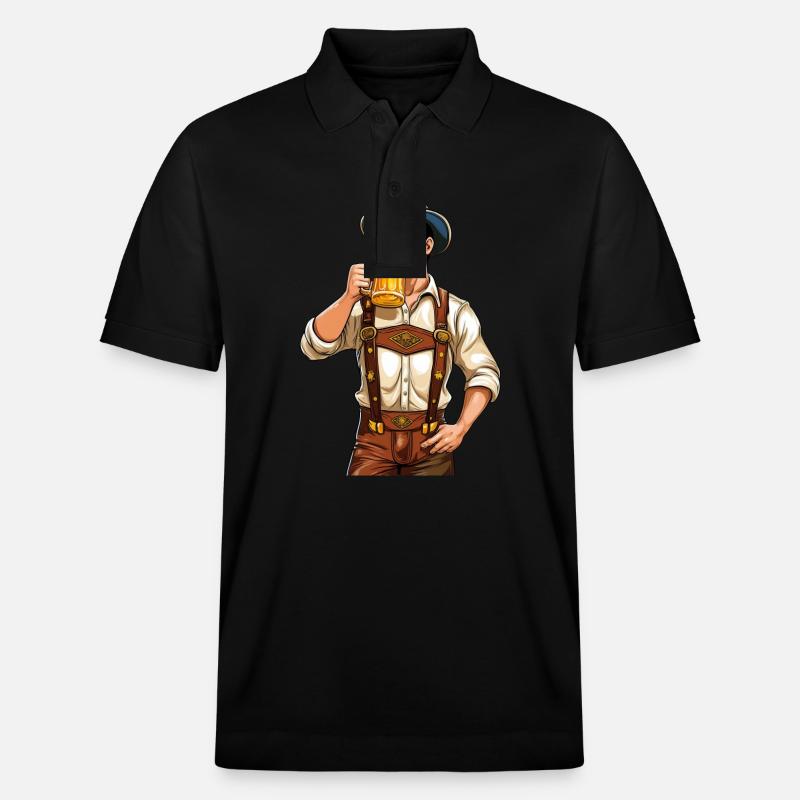MANN BIERKRUG - Stanley/Stella Unisex Bio-Poloshirt PREPSTER - Schwarz