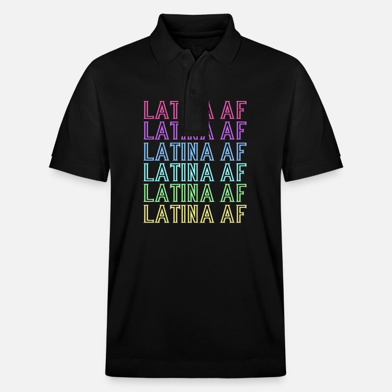Latina Mutter - Stanley/Stella Unisex Bio-Poloshirt PREPSTER - Schwarz
