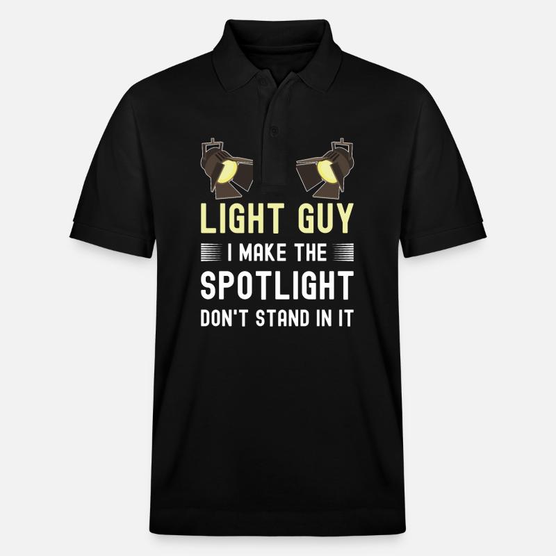 Lustiger Lichttechniker - Stanley/Stella Unisex Bio-Poloshirt PREPSTER - Schwarz