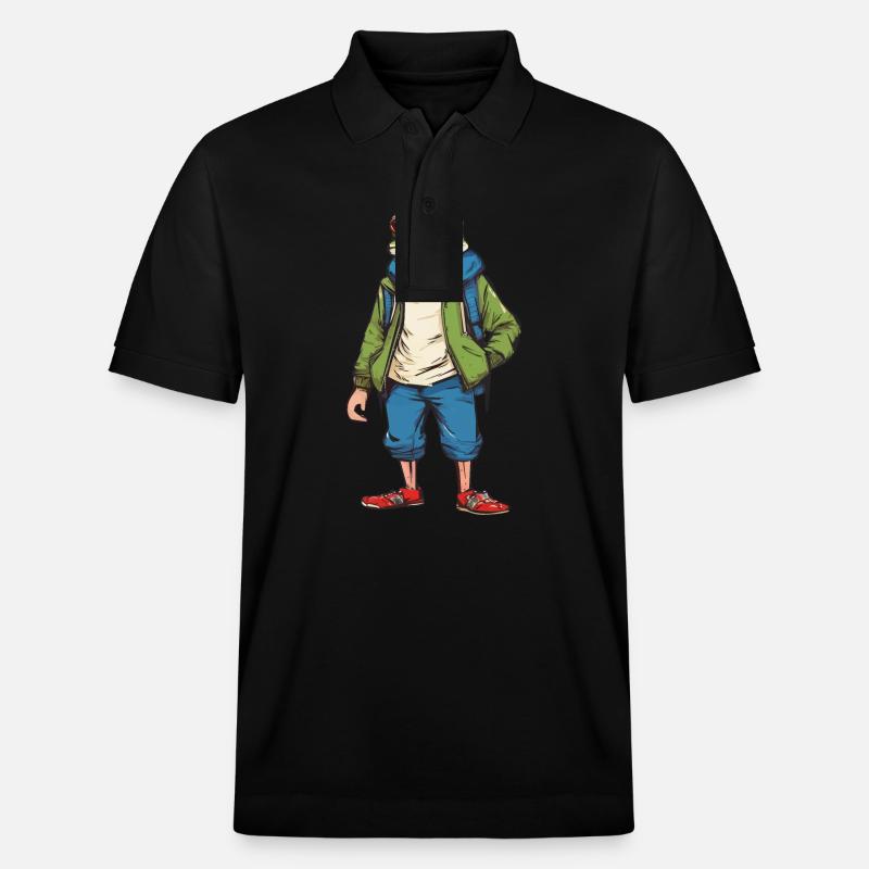 FROSCH - Stanley/Stella Unisex Bio-Poloshirt PREPSTER - Schwarz