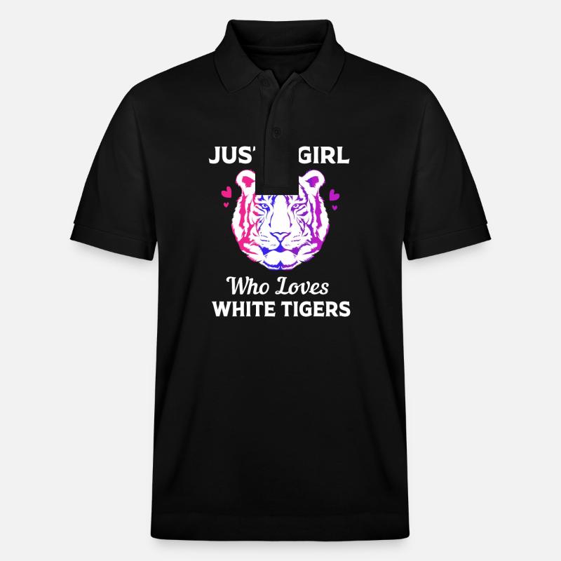 Tigre blanc - Polo PREPSTER bio Stanley/Stella Unisexe - noir