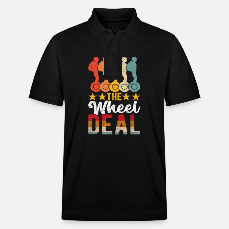 EUC Monowheel - Stanley/Stella Unisex Organic Polo Shirt PREPSTER - black