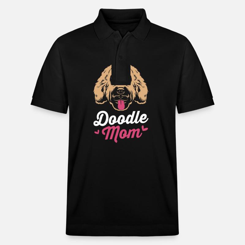 Goldendoodle - Polo PREPSTER bio Stanley/Stella Unisexe - noir