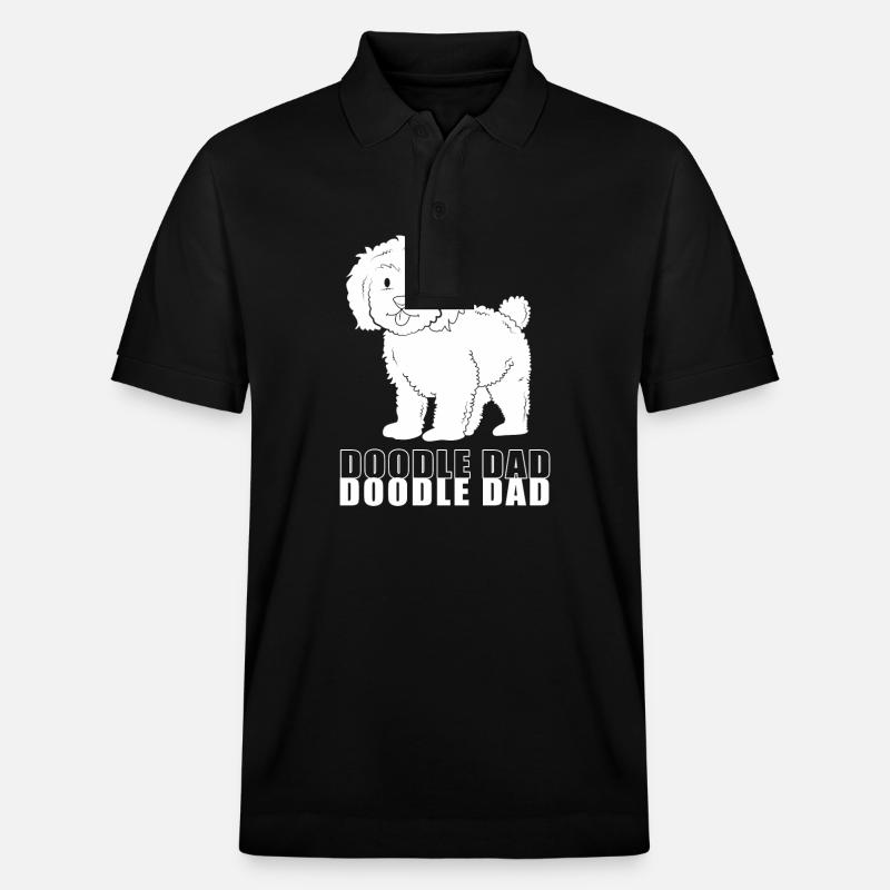 Goldendoodle - Stanley/Stella Unisex Bio-Poloshirt PREPSTER - Schwarz