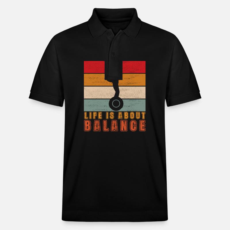 EUC Monoroue - Polo PREPSTER bio Stanley/Stella Unisexe - noir