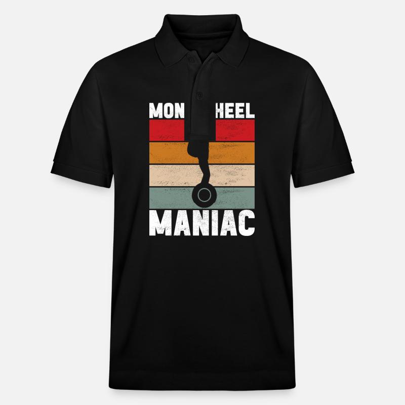 EUC Monowheel - Stanley/Stella Unisex Bio-Poloshirt PREPSTER - Schwarz
