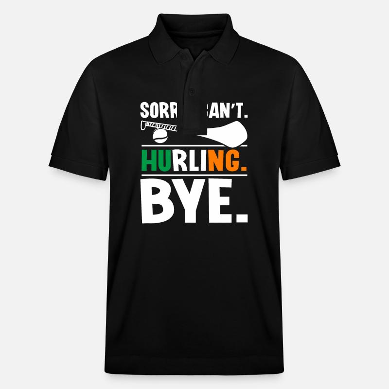 Sorry Can't Hurling Bye - Stanley/Stella Unisex Bio-Poloshirt PREPSTER - Schwarz