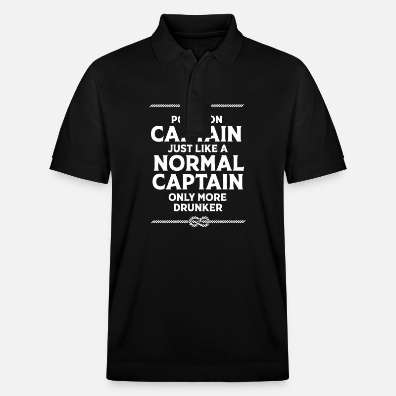 Bateau ponton Bateau Bateaux - Polo PREPSTER bio Stanley/Stella Unisexe - noir