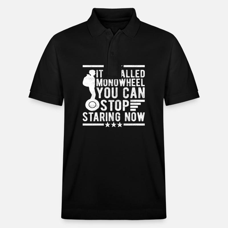 EUC Monowheel - Stanley/Stella Unisex Organic Polo Shirt PREPSTER - black