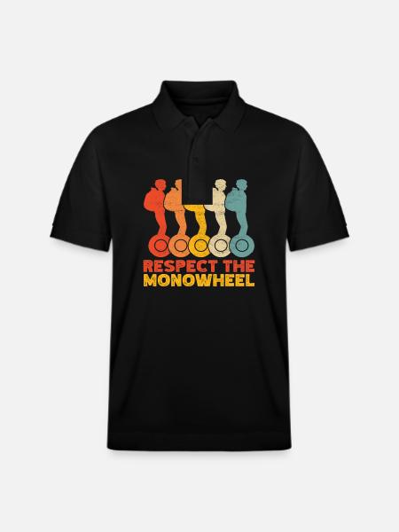 EUC Monowheel - Stanley/Stella Unisex Organic Polo Shirt PREPSTER - black