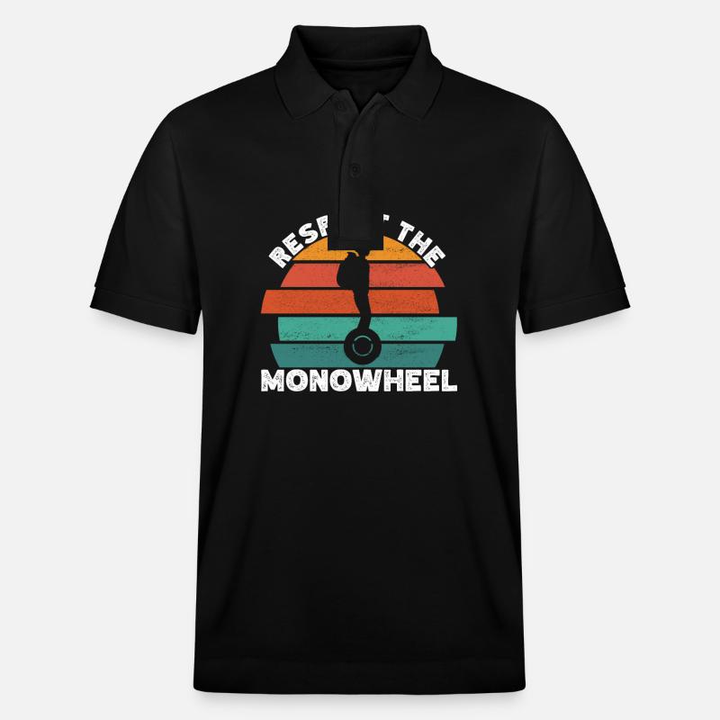 EUC Monowheel - Stanley/Stella Unisex Bio-Poloshirt PREPSTER - Schwarz