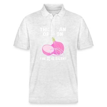 Onion - Stanley/Stella Unisex Organic Polo Shirt PREPSTER - heather white - Front - Roxy (174cm) & Andy (188cm)
