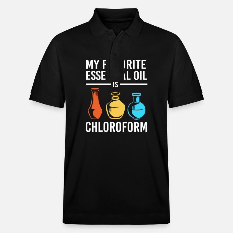 Ätherisches Öl - Stanley/Stella Unisex Bio-Poloshirt PREPSTER - Schwarz