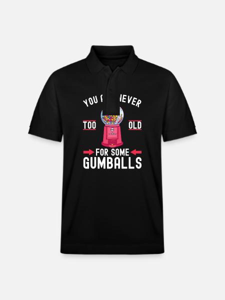 Gumball Machine Kaugummiautomat - Stanley/Stella Unisex Bio-Poloshirt PREPSTER - Schwarz