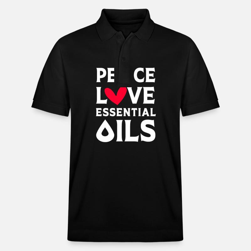 Ätherisches Öl - Stanley/Stella Unisex Bio-Poloshirt PREPSTER - Schwarz