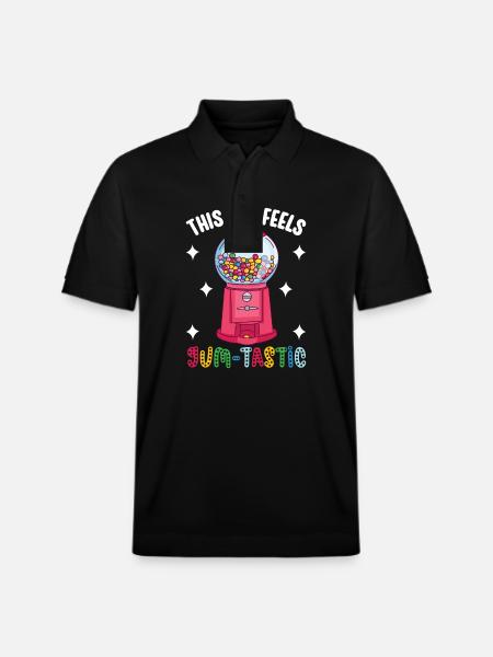 Gumball Machine Chewing Gum Machine - Stanley/Stella Unisex Organic Polo Shirt PREPSTER - black