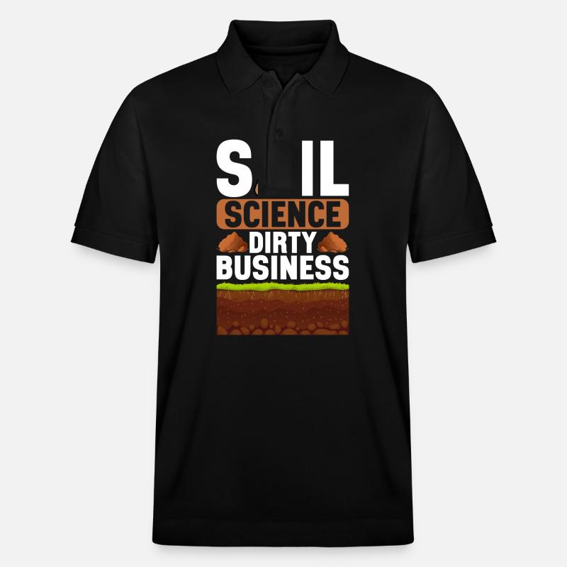 Bodenwissenschaftler Science du sol - Polo PREPSTER bio Stanley/Stella Unisexe - noir