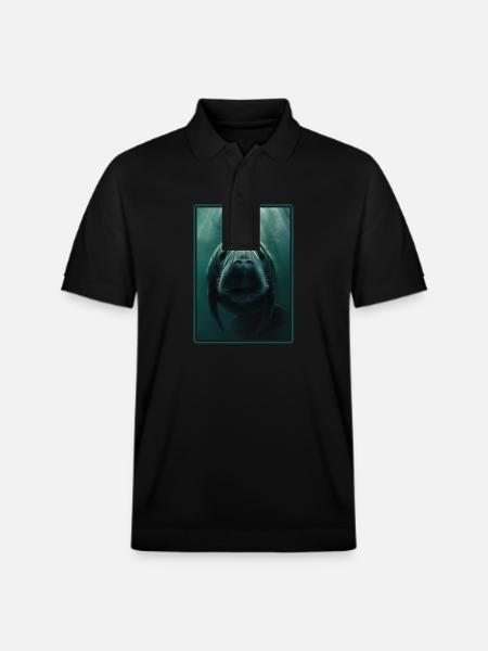 Seekuh Manatees Manatee - Stanley/Stella Unisex Organic Polo Shirt PREPSTER - black