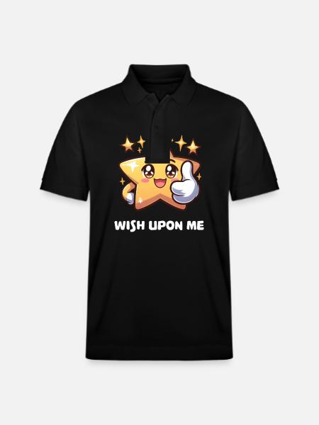Wish upon me - Stanley/Stella Unisex Bio-Poloshirt PREPSTER - Schwarz