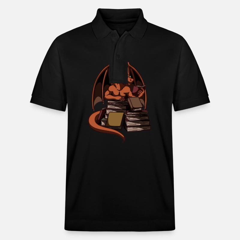 Drachenlesender magischer Dungeon - Stanley/Stella Unisex Bio-Poloshirt PREPSTER - Schwarz