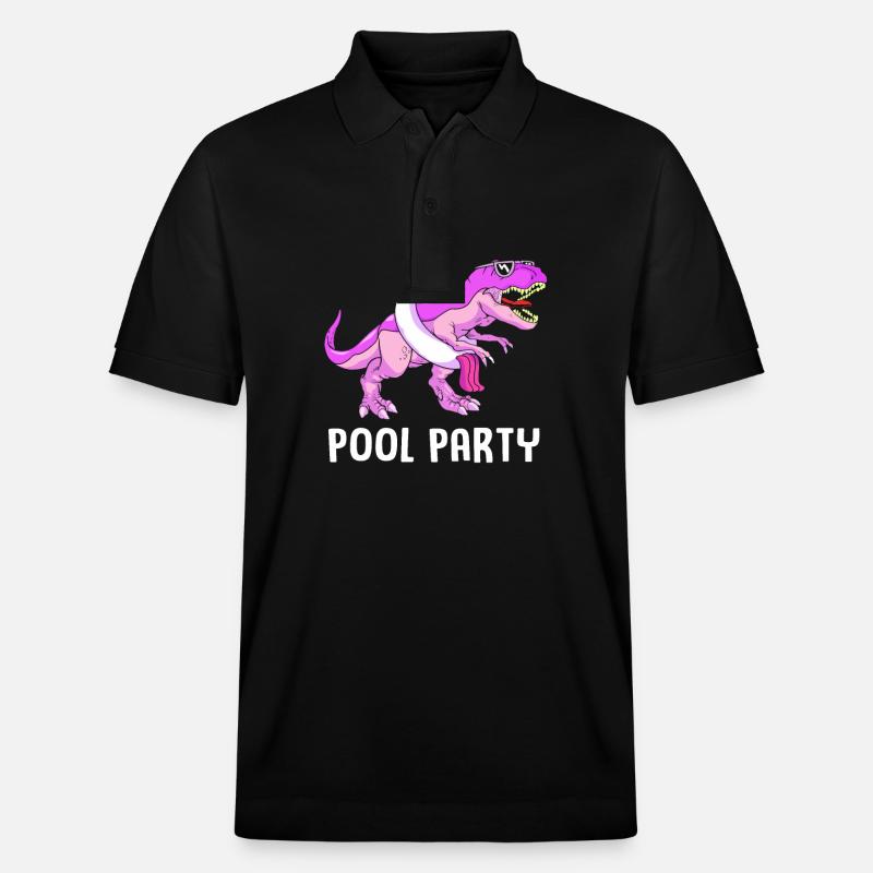 Pool Party - Stanley/Stella Unisex Bio-Poloshirt PREPSTER - Schwarz