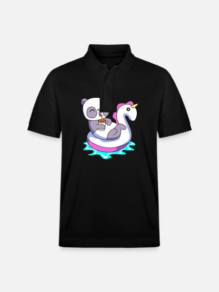 Pool Party - Stanley/Stella Unisex Organic Polo Shirt PREPSTER - black