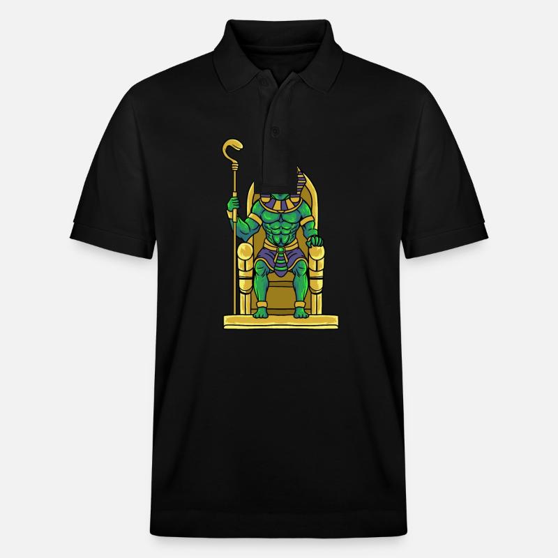 Toutankhamon Mythologie égyptienne extraterrestre - Polo PREPSTER bio Stanley/Stella Unisexe - noir