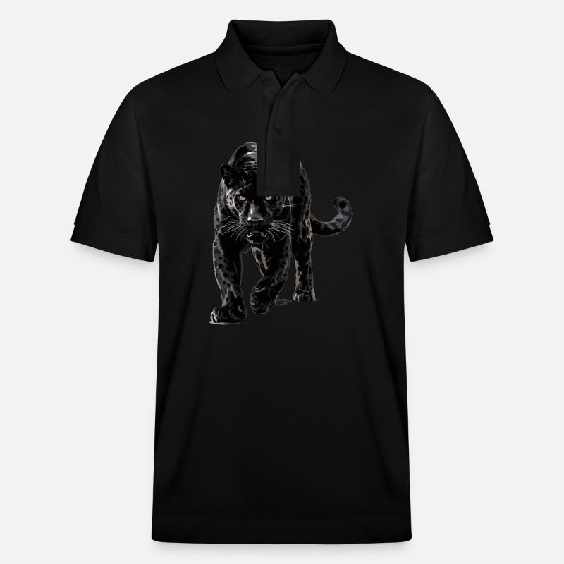 Panthers Panther - Stanley/Stella Unisex Bio-Poloshirt PREPSTER - Schwarz