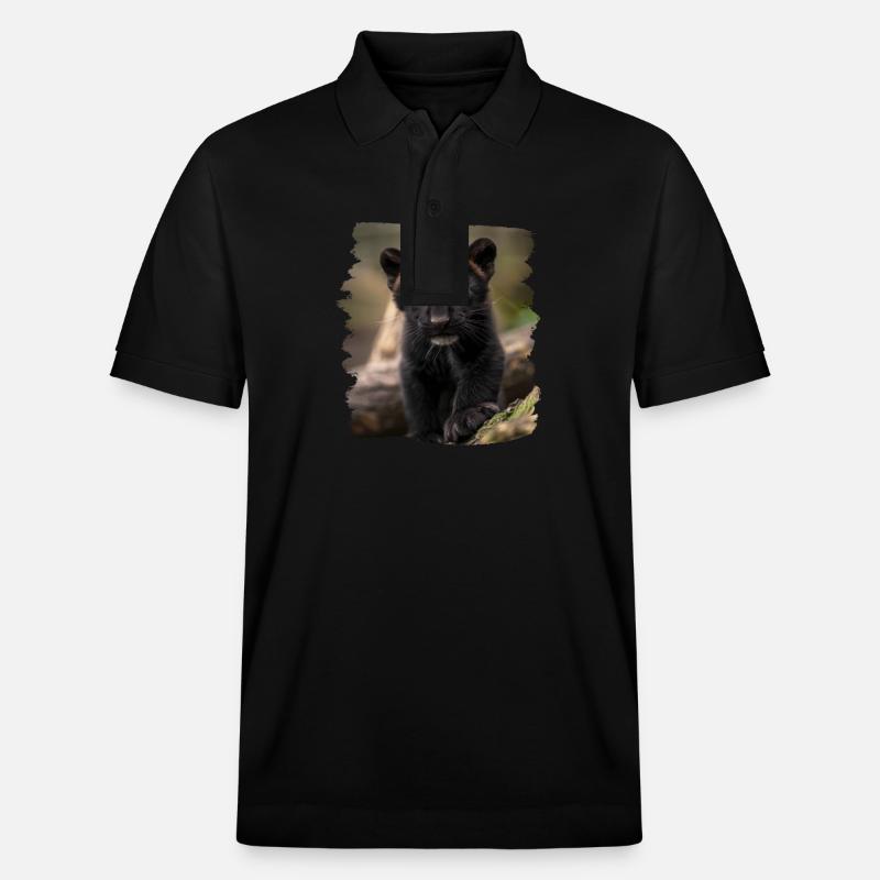 Panthères Panthère - Polo PREPSTER bio Stanley/Stella Unisexe - noir