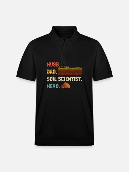 Bodenwissenschaftler Soil Science - Stanley/Stella Unisex Organic Polo Shirt PREPSTER - black