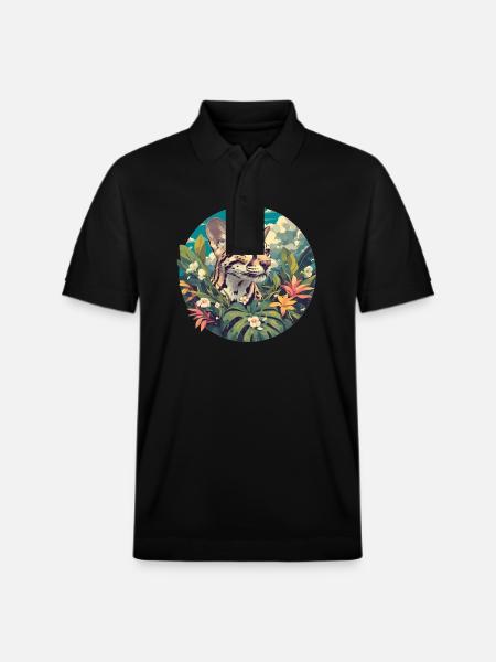 Ocelots Ocelot - Stanley/Stella Unisex Organic Polo Shirt PREPSTER - black