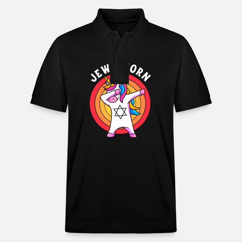 Chanukkah - Stanley/Stella Unisex Bio-Poloshirt PREPSTER - Schwarz