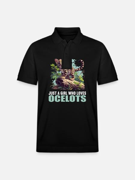 Ocelots Ocelot - Stanley/Stella Unisex Bio-Poloshirt PREPSTER - Schwarz